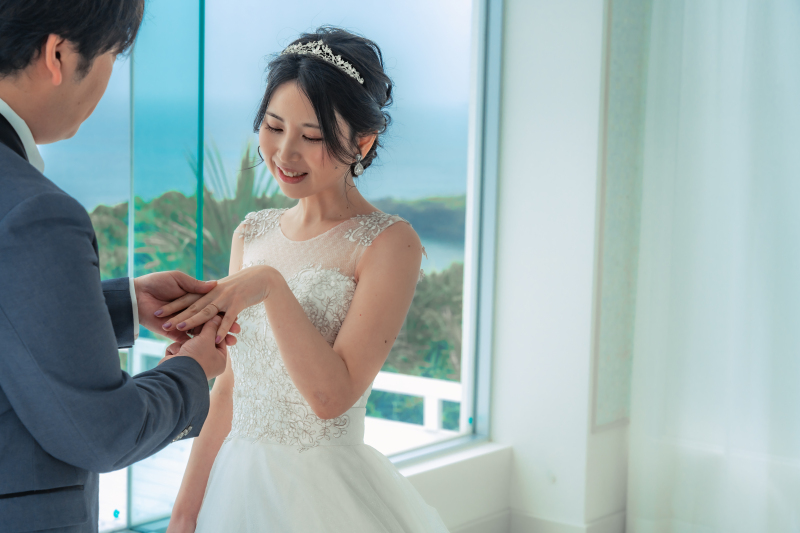 大切に届ける マリッジリング交換の時間