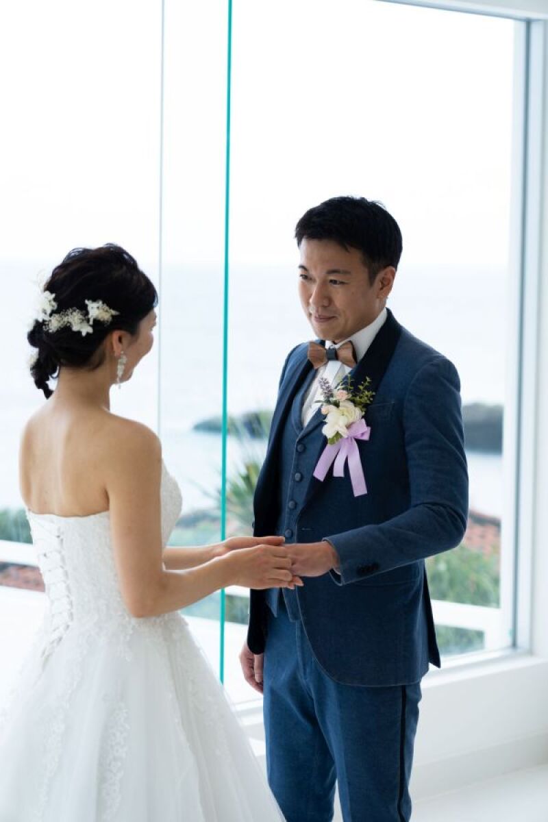 新婦から新郎へ