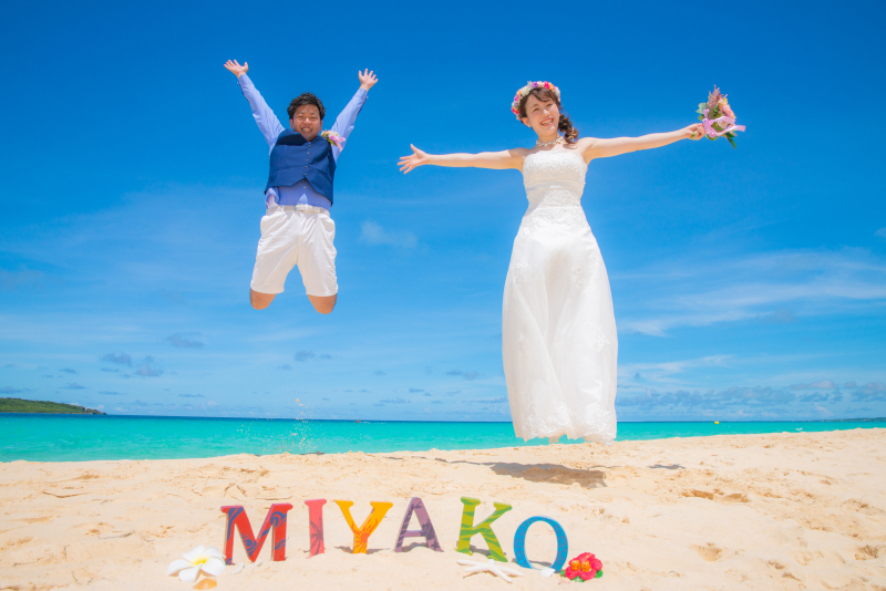 碧い島のお出迎え✩