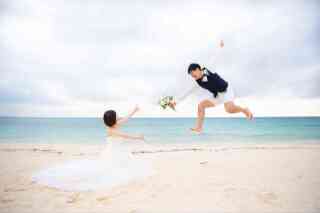 美しい宮古島の海を