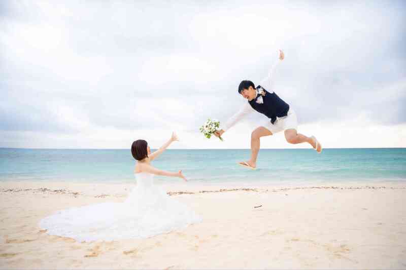 美しい宮古島の海を