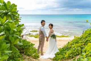 チャペル×ビーチ撮影