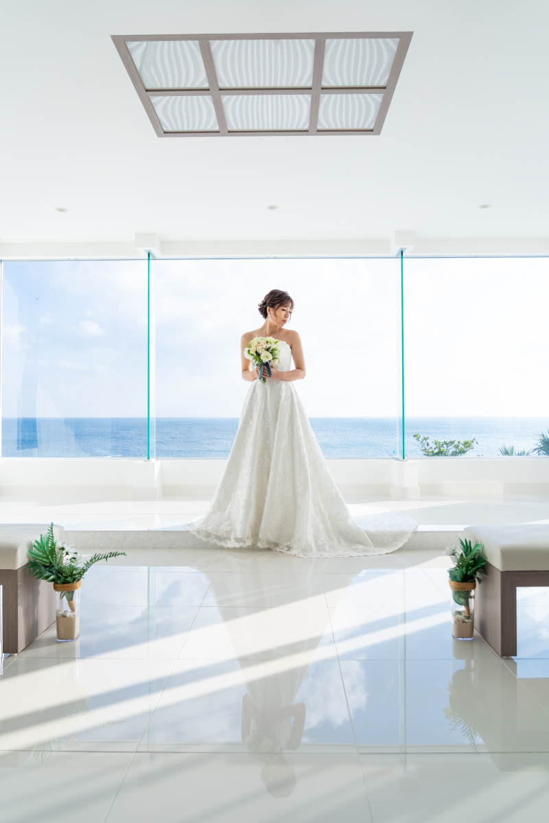 反射が美しいソロショット！