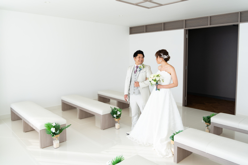 チャペルへとご入場