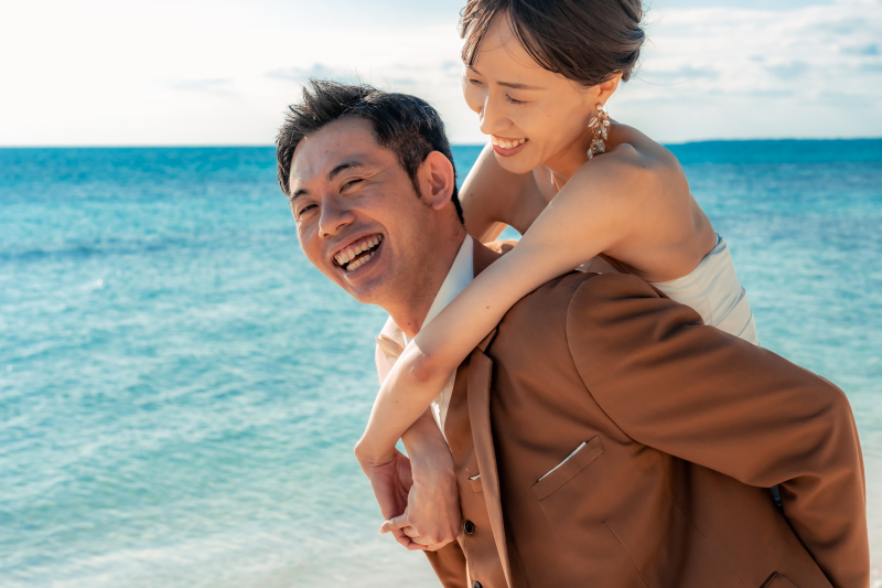 幸せがこちらまで伝わってくる様なステキな表情