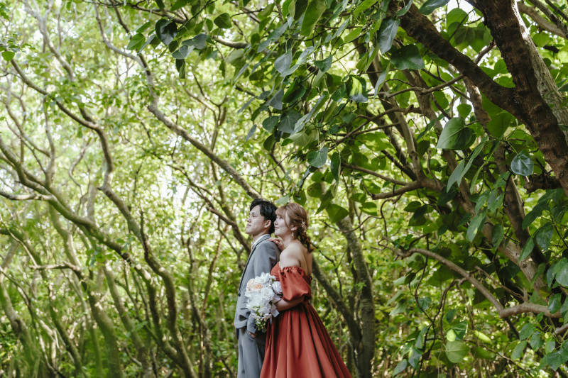 ビーチから少し足を伸ばして　緑が生い茂る空間へと