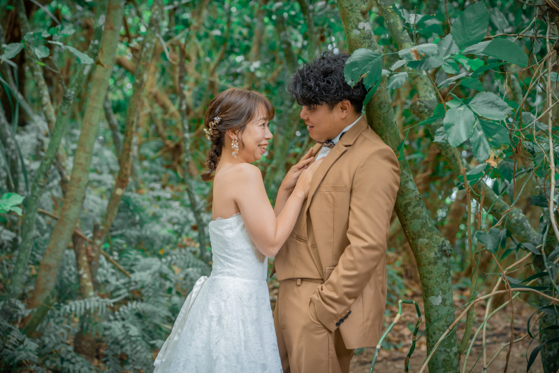 お互いの特別な姿をご覧いただきながら素敵な笑顔