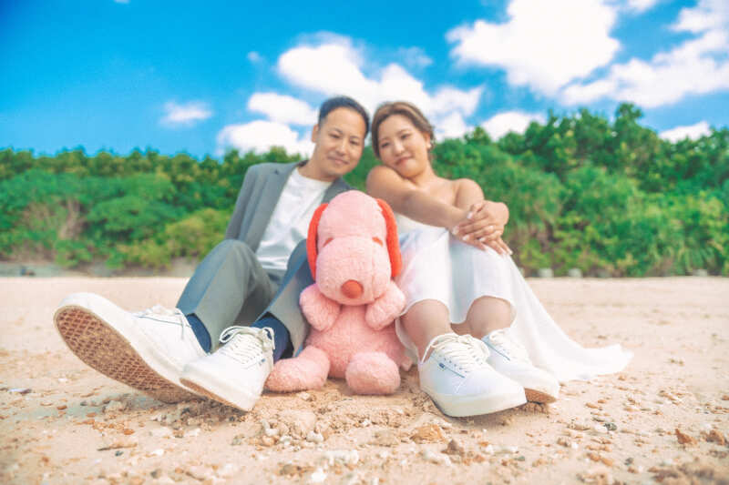 お持ち込みグッズたちと一緒にオリジナルショットへ