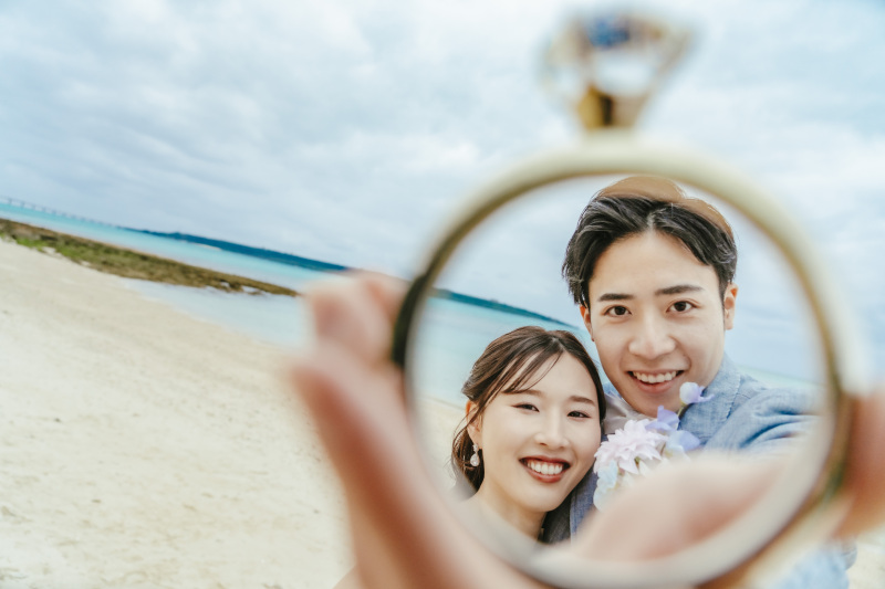 リングの中へ溢れる笑顔でフレームイン！