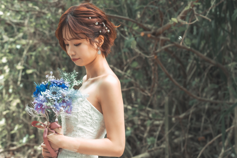 何気ないご新婦様の姿が美しく映える