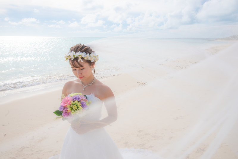 ヴェールを纏って…♡