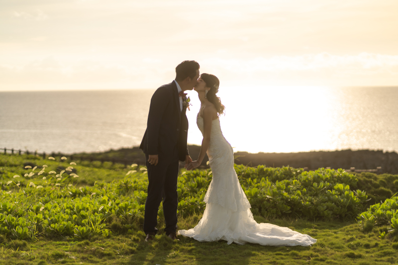 結びのショットは