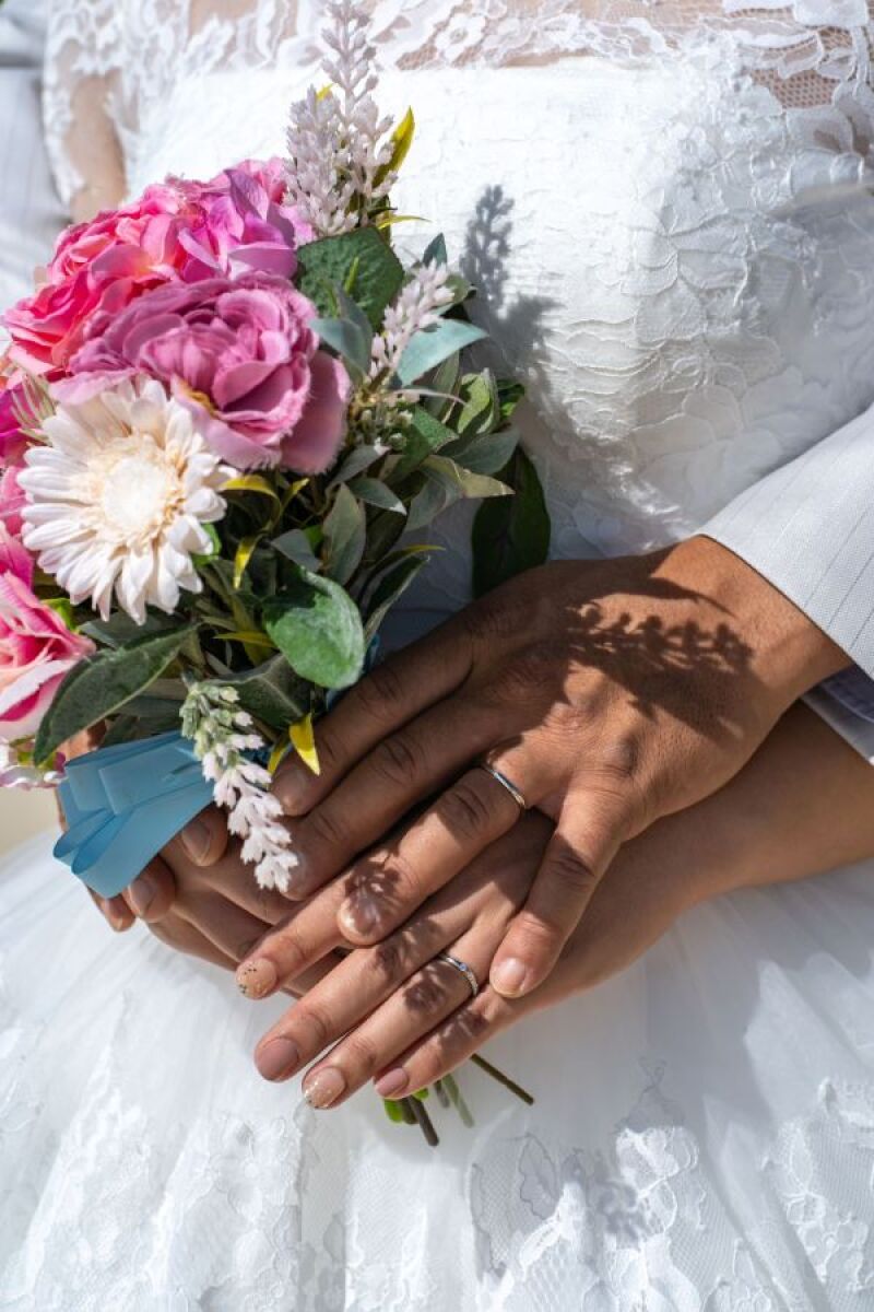 お揃いのブーケ