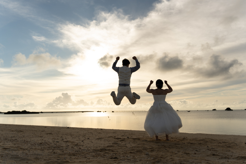 青空からサンセットまで自然に恵まれた1日