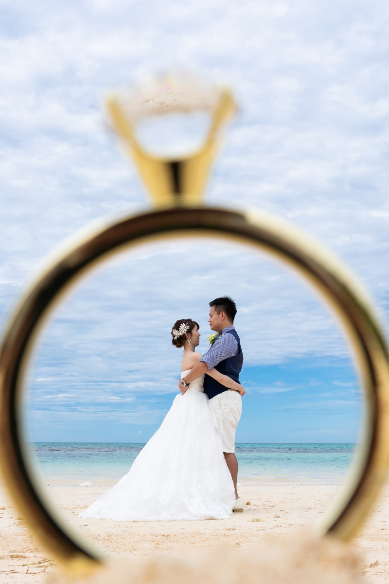 リングの先のおふたり