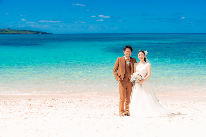 そしていよいよ辿り着いた宮古ブルーが美しいビーチ