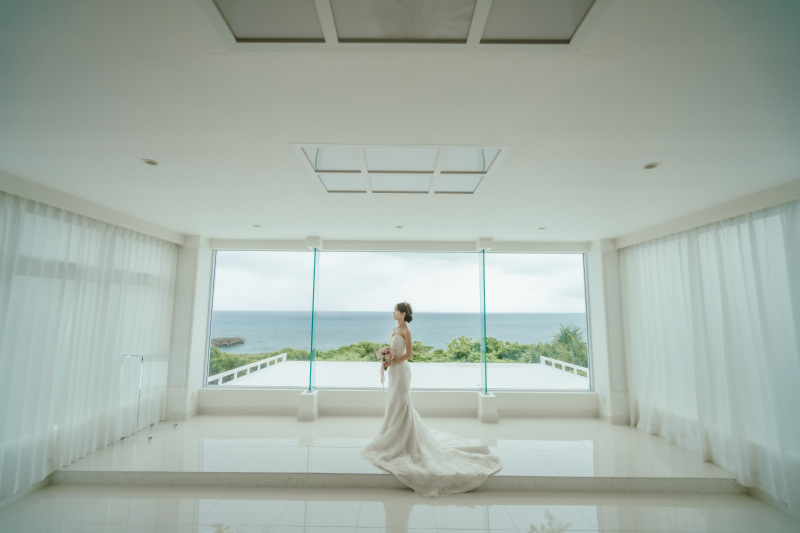 ご新婦様の美しいドレスコーディネート