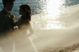 光と海に包まれる時間