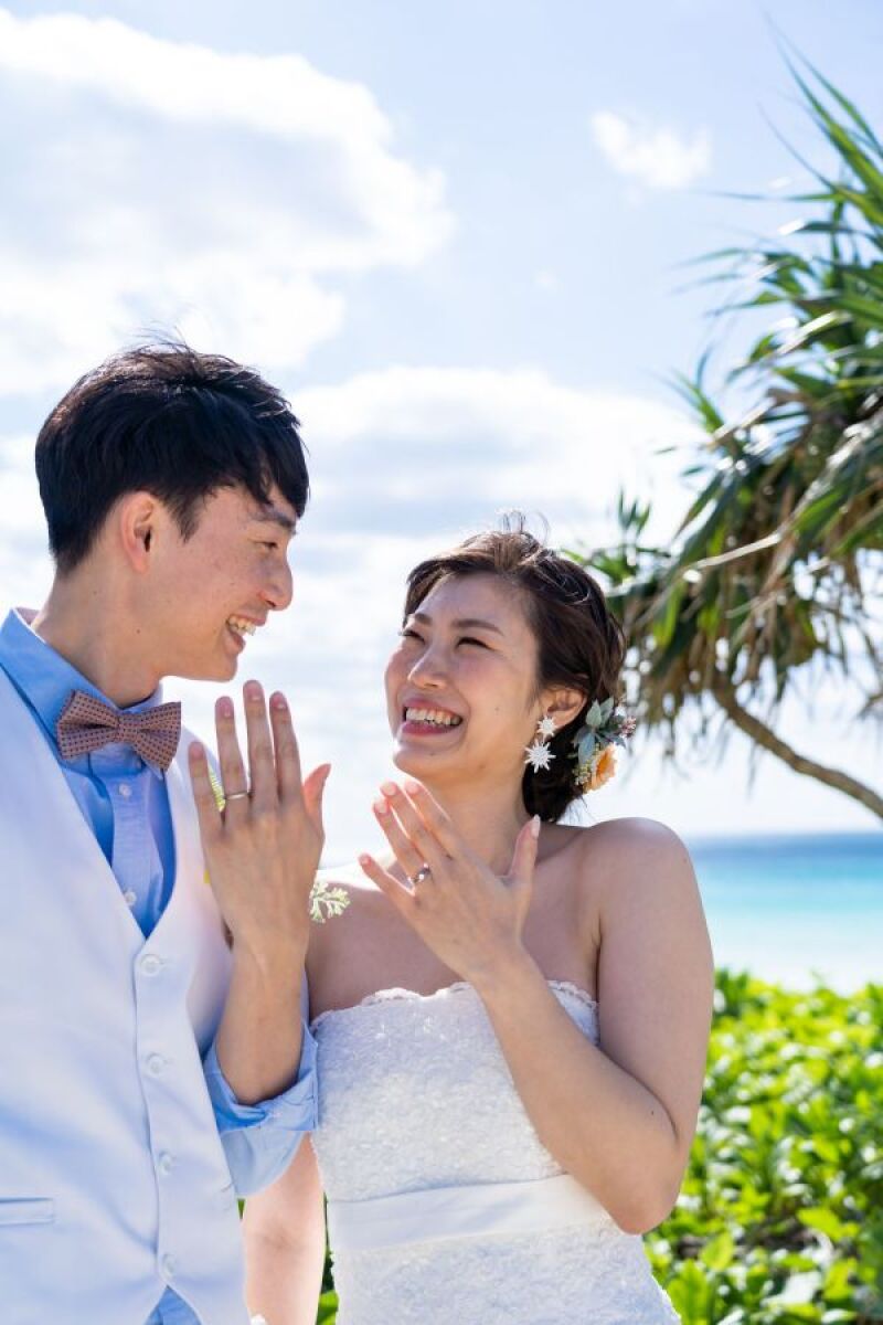 笑顔でリングを