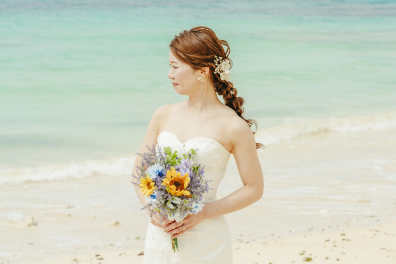 ご新婦様のコーディネートがとても素敵