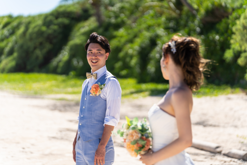 新郎様の表情も一層輝く