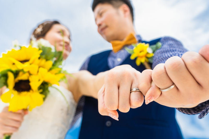 指輪を主役に☆