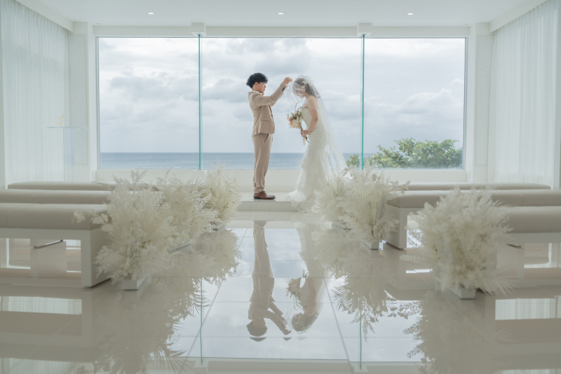 神聖な空間でおふたりだけの時間がゆったりと流れる