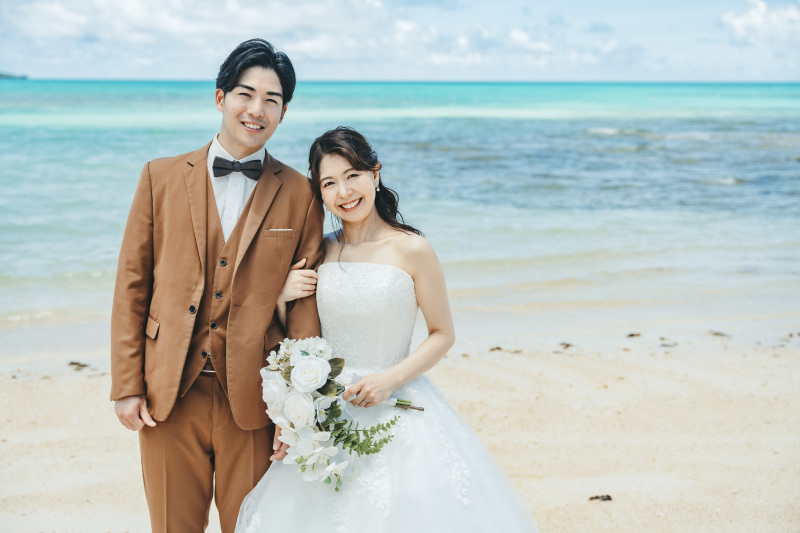 晴天に恵まれた本日迎えたウェディングフォト