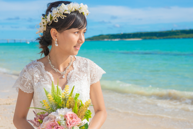 新婦様ソロショット(アップver.)♡