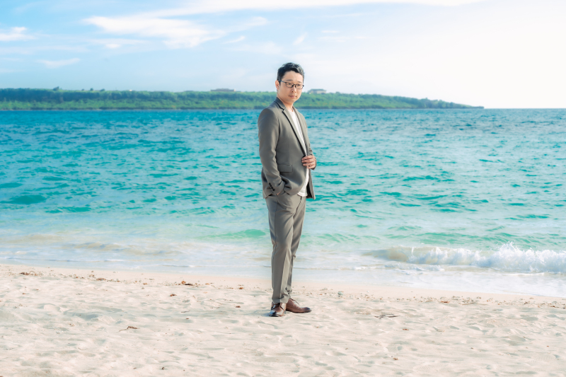 ご新郎様のタキシード姿がとてもカッコいい