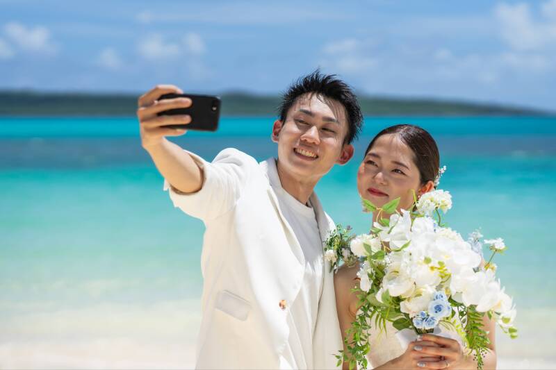 撮影の合間には