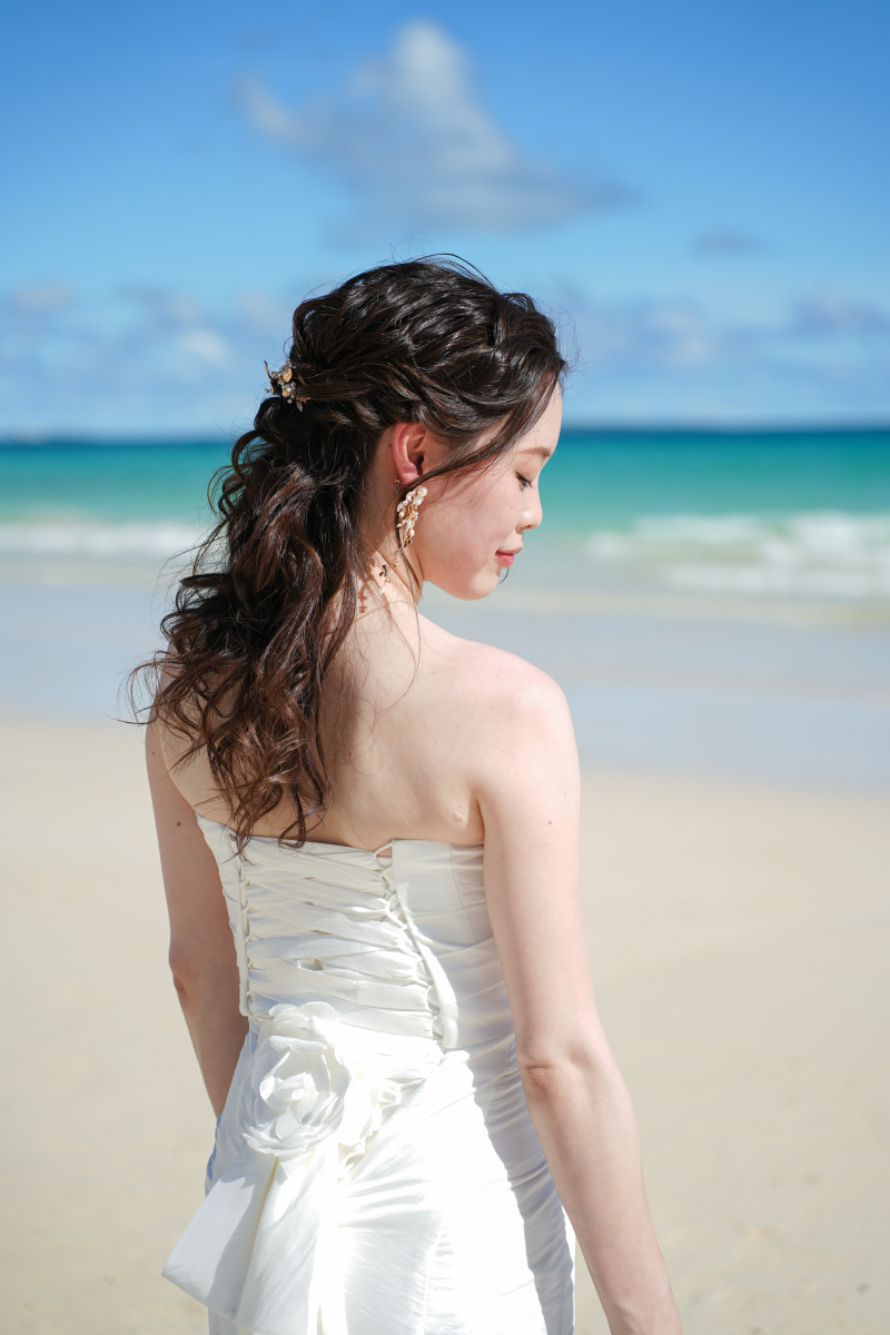 大切に選んだドレスやヘアメイク