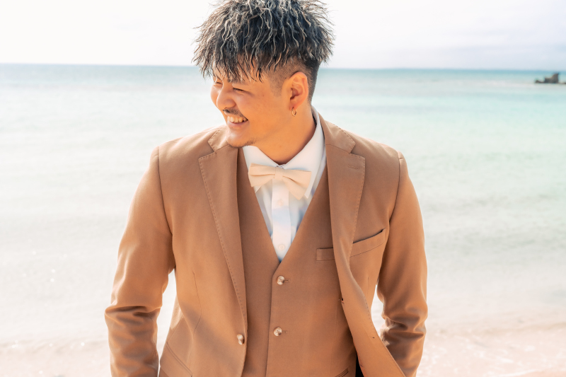 ご新郎様のタキシード姿もとてもカッコいい
