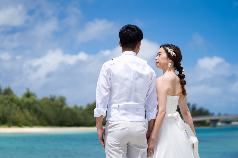 宮古の夏は長い　9月のウェディングフォト