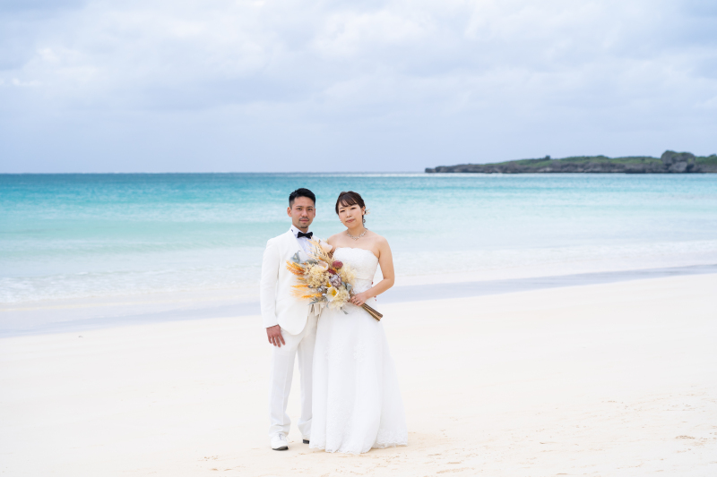 1月のビーチも透き通っています