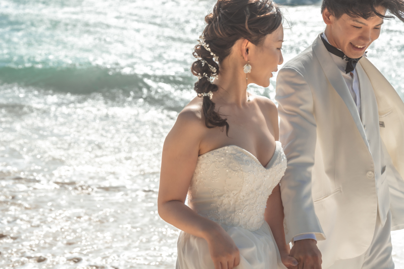 心地い太陽光や風を感じられる清々しいビーチ