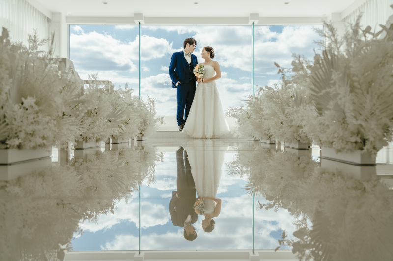 神聖な場所　チャペルで迎えるウェディングフォト