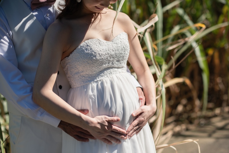 ウェディングフォトと一緒にマタニティ撮影も♬