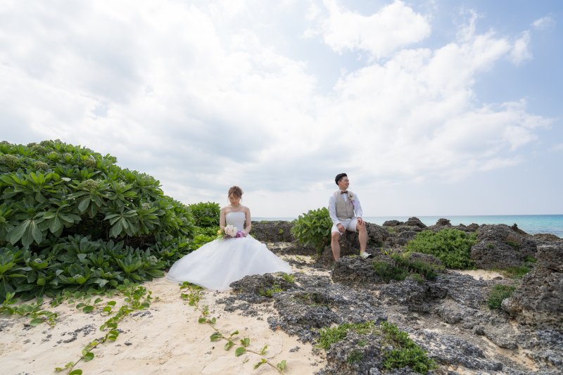 岩場でクールショット