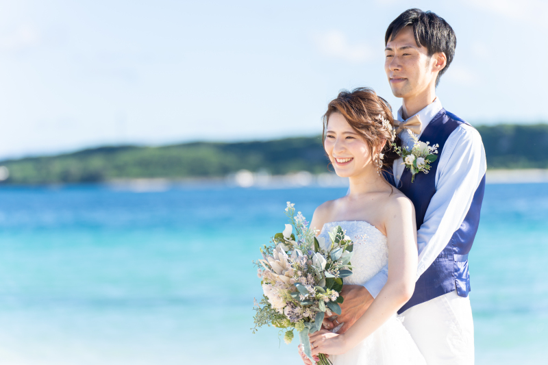 美しい空と海に思わずうっとり