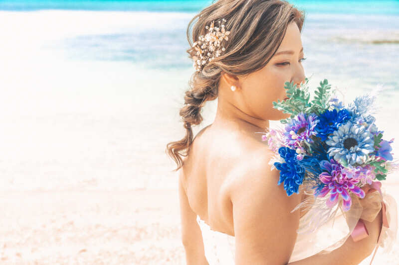 ご新婦様のコーディネートもすごくお似合い