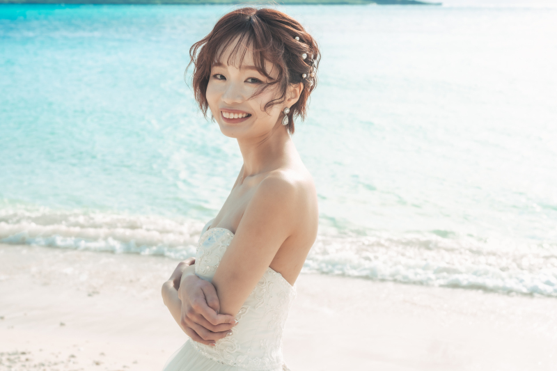 ご新婦様の素敵なコーディネートがお似合い