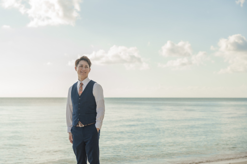 ご新郎様のタキシード姿もとてもかっこいい