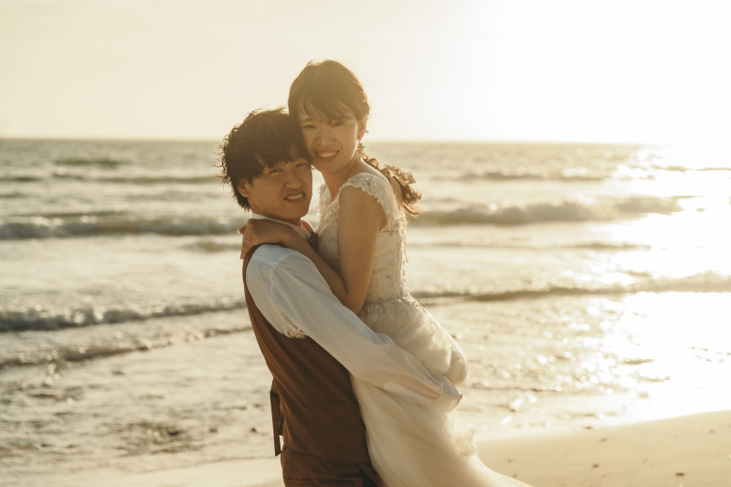 気付けば太陽が傾いてきて 水平線へと近づいてくる