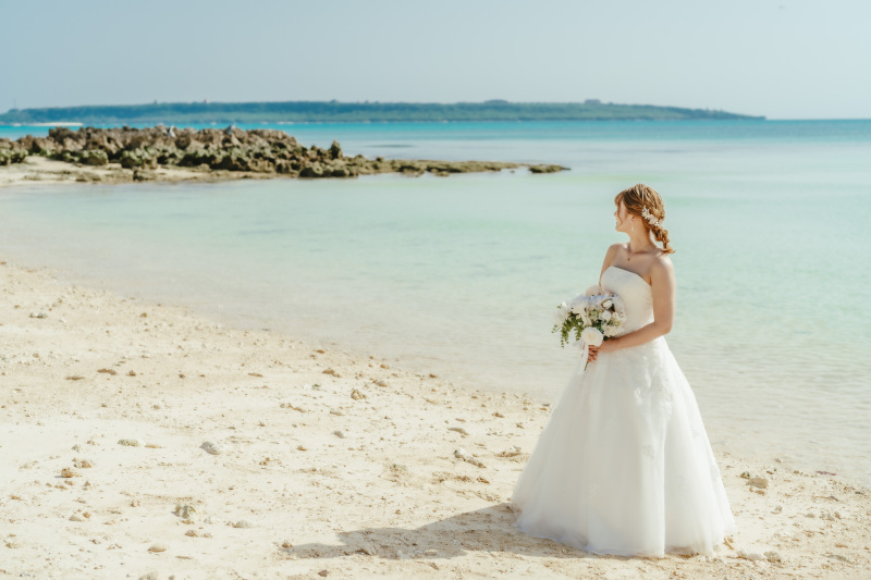 ご新婦様の本日のコーディネート