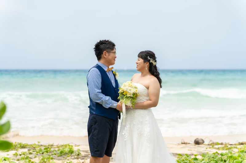 お互い見つめ合って