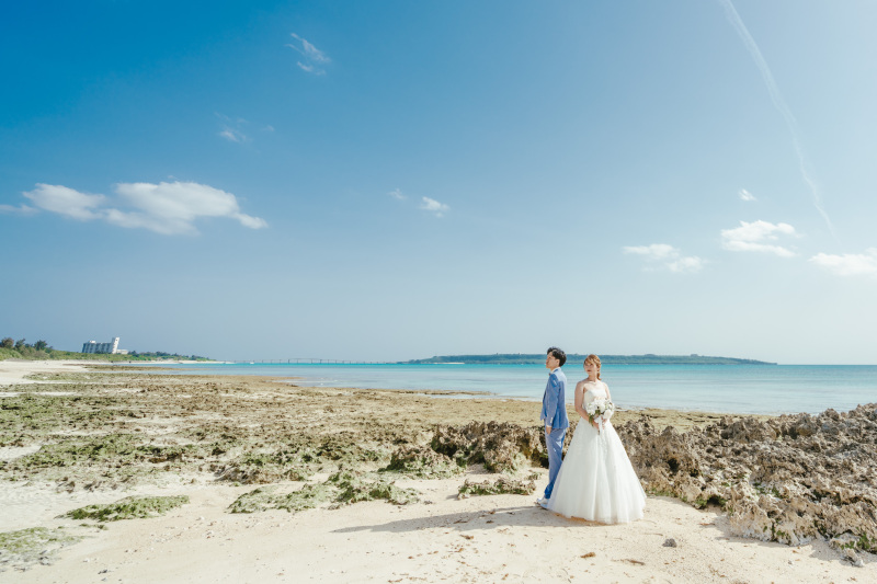 見渡す限り美しい景色が広がる宮古島での時間
