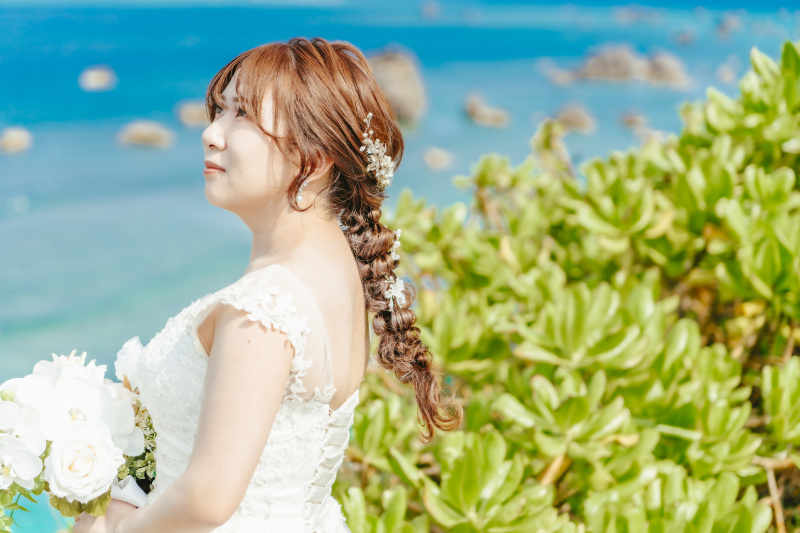 キレイなロングヘアが可愛いスタイルとなる