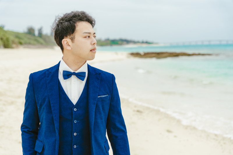 ご新郎様のコーディネートもカッコイイ