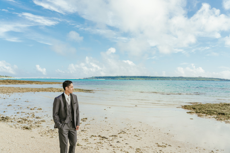 ご新郎様のタキシード姿もとてもカッコいい